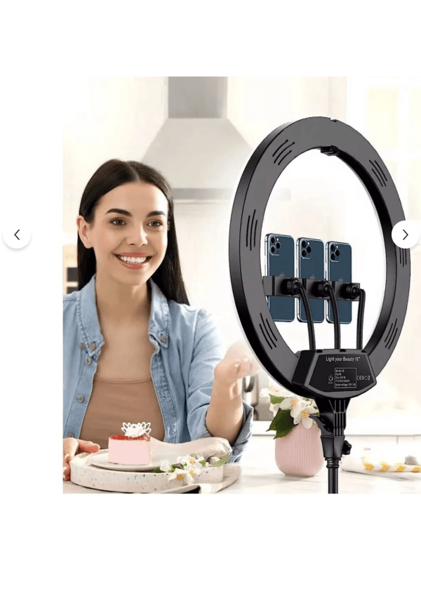 Profesyonel Stüdyo Işığı LED Işık Halkası 21 Inç 54 cm Ring Light Işığı ve 210 cm Monopod Güzellik Merkezi Taşıma